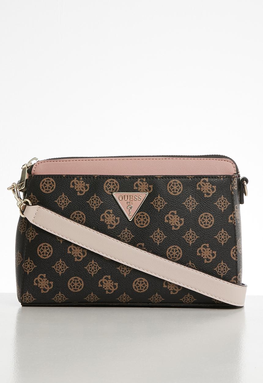 GUESS - Maddy girlfriend crossbody - brown & pink