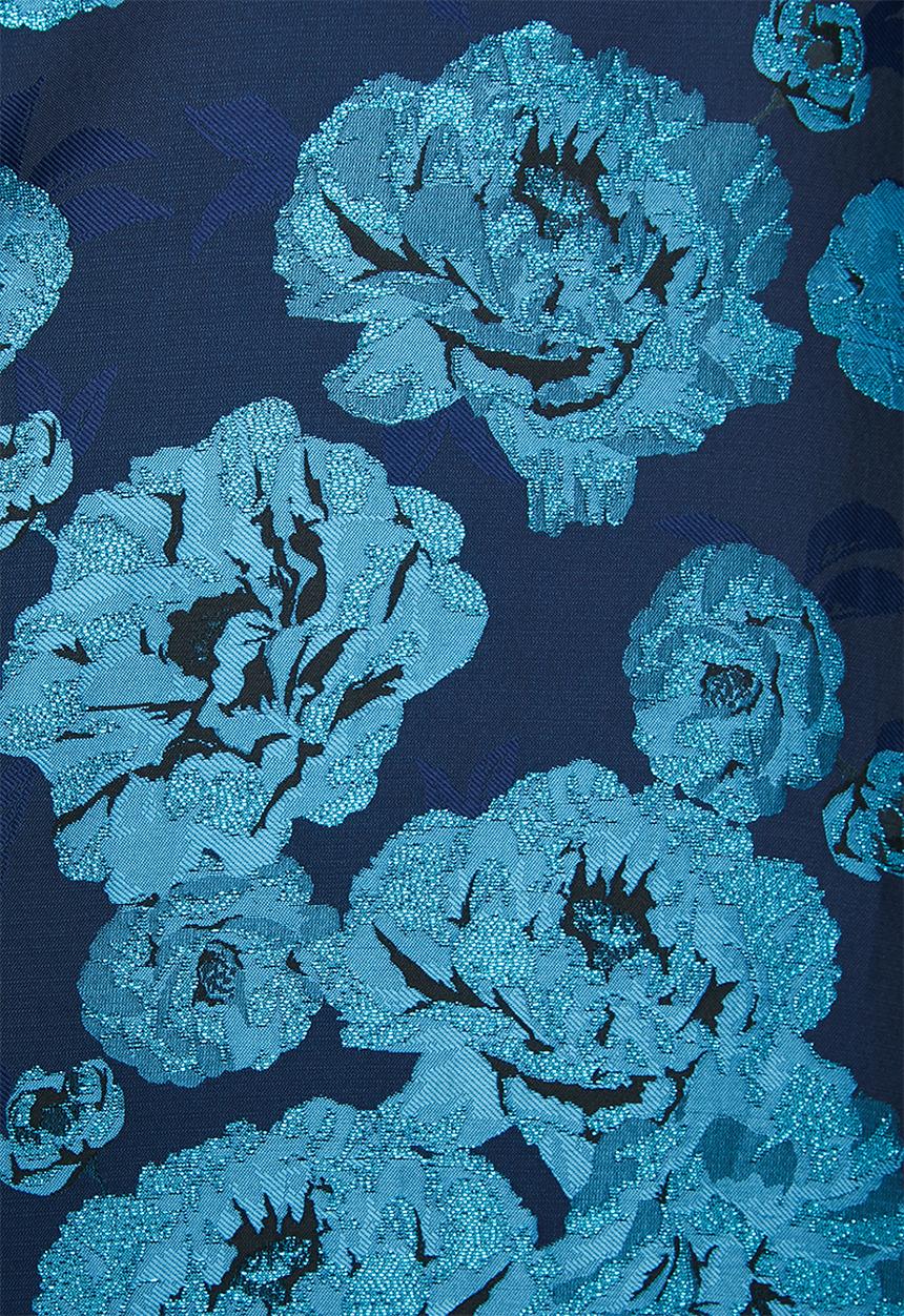 MILLA - Puff sleeve mini dress - blue floral