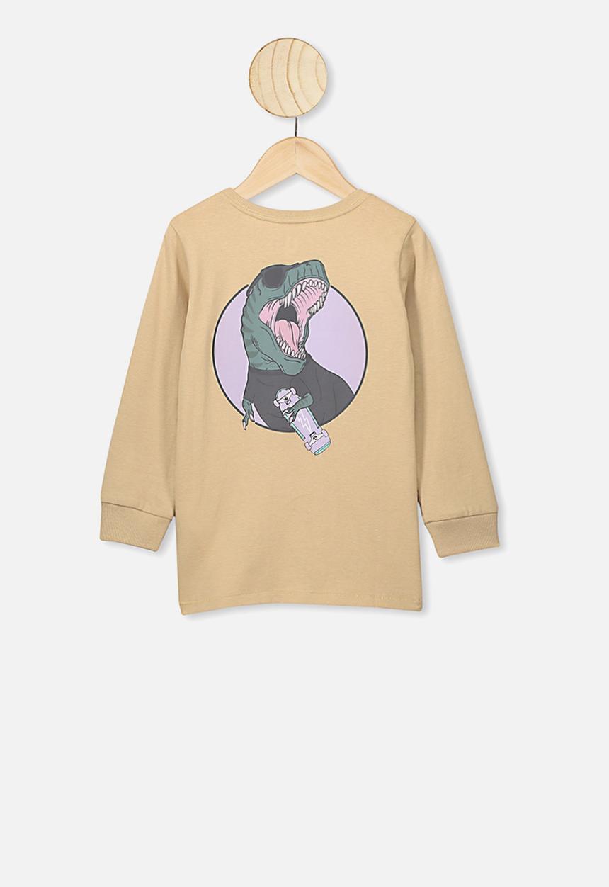 Cotton On - Tom long sleeve tee - beige 