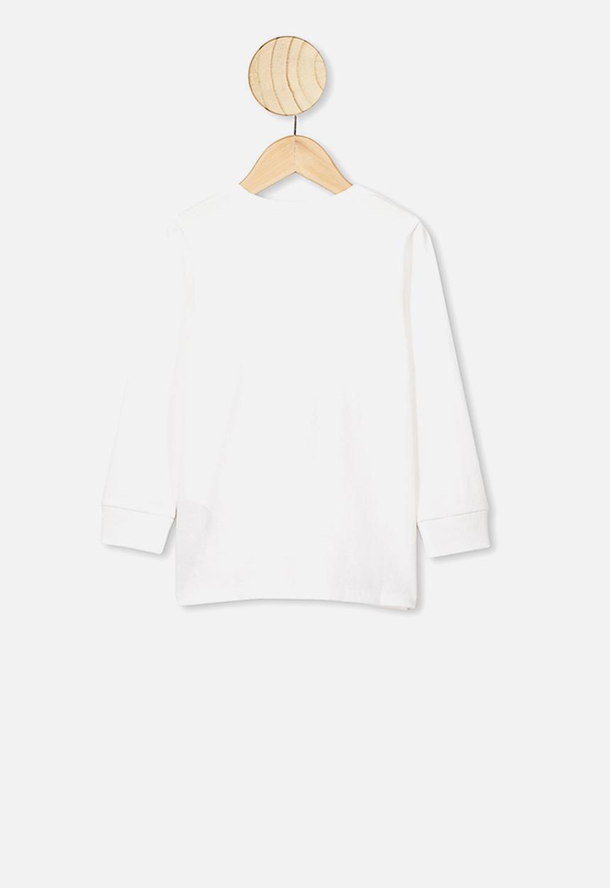 Cotton On - Tom long sleeve tee - white 
