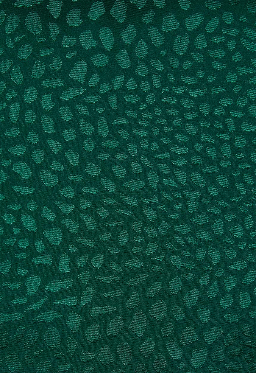 MILLA - Satin wrap mini dress - green