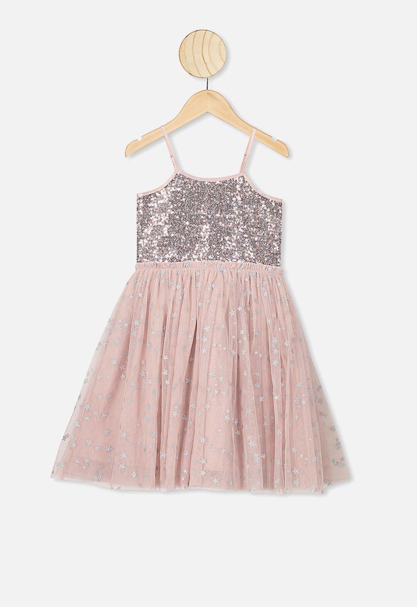 Cotton On - Iris tulle dress - smokey pink
