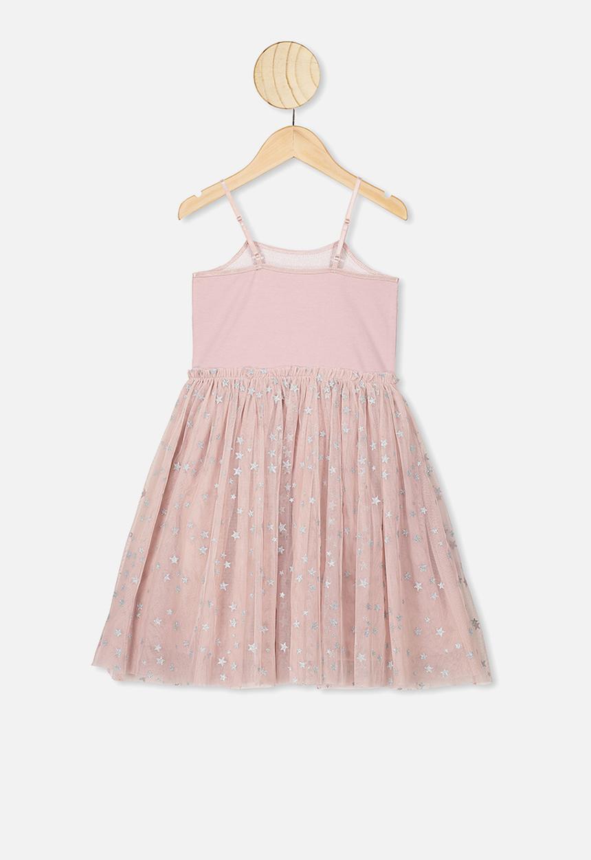 Cotton On - Iris tulle dress - smokey pink