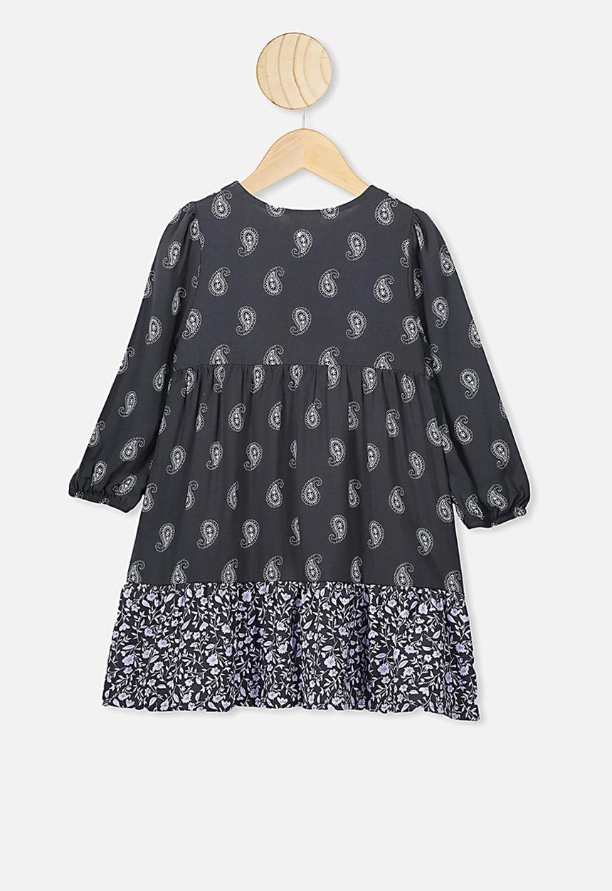 Cotton On - Ebony long sleeve dress - phantom