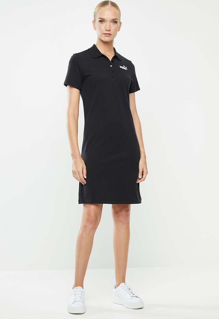 PUMA - Essential polo dress - black