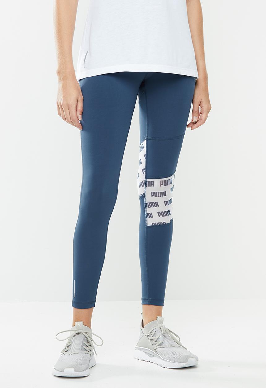 PUMA - Feel it mesh tights - blue
