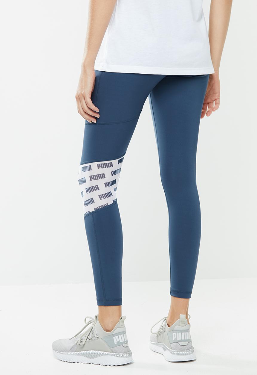 PUMA - Feel it mesh tights - blue