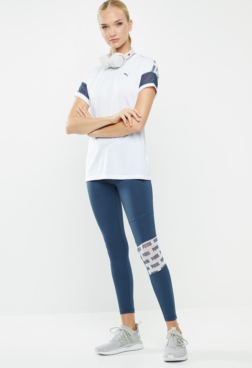 PUMA - Feel it mesh tights - blue