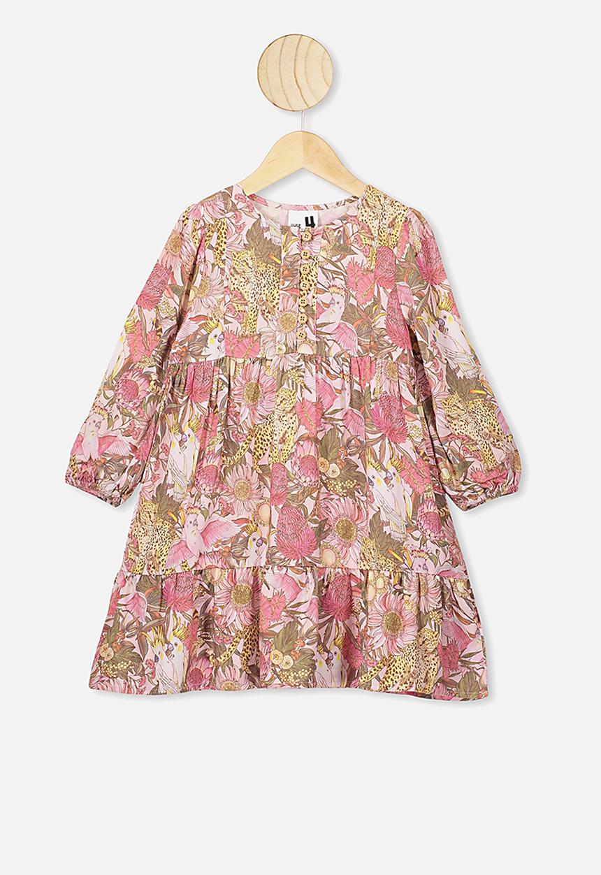 Cotton On - Ebony long sleeve dress - australiana