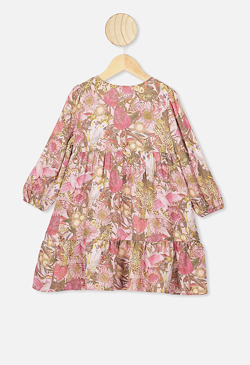 Cotton On - Ebony long sleeve dress - australiana