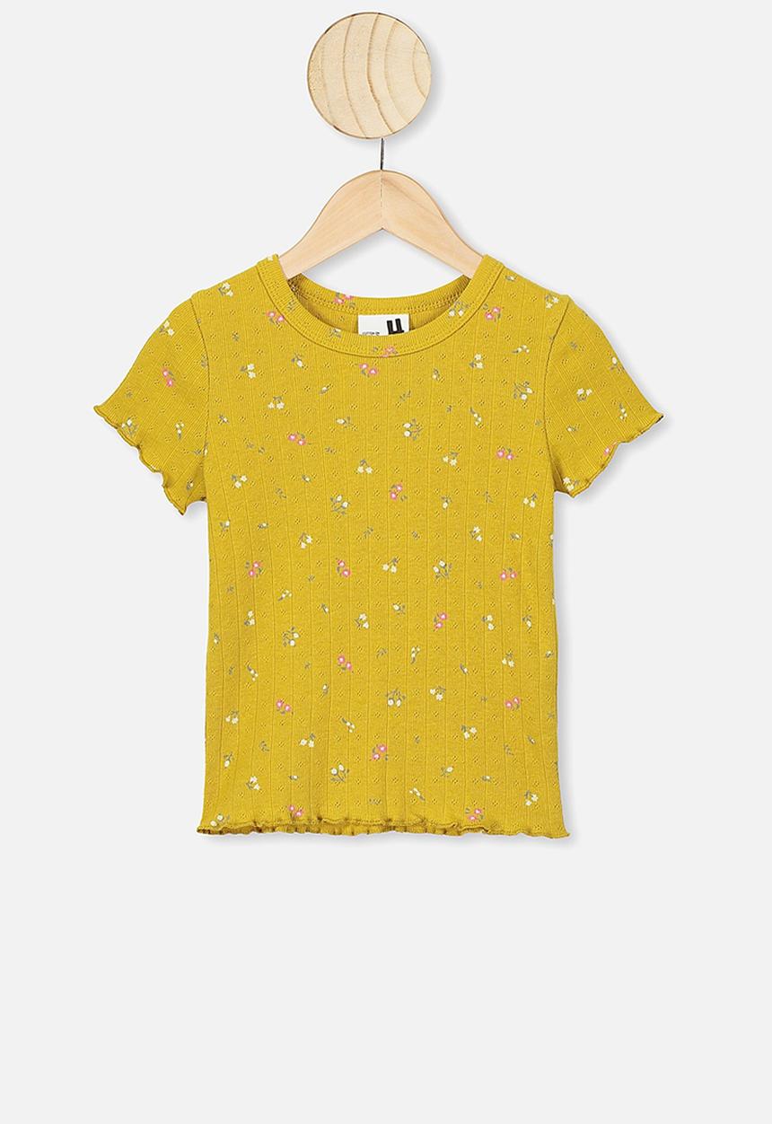 Cotton On - Billie tee - mustard