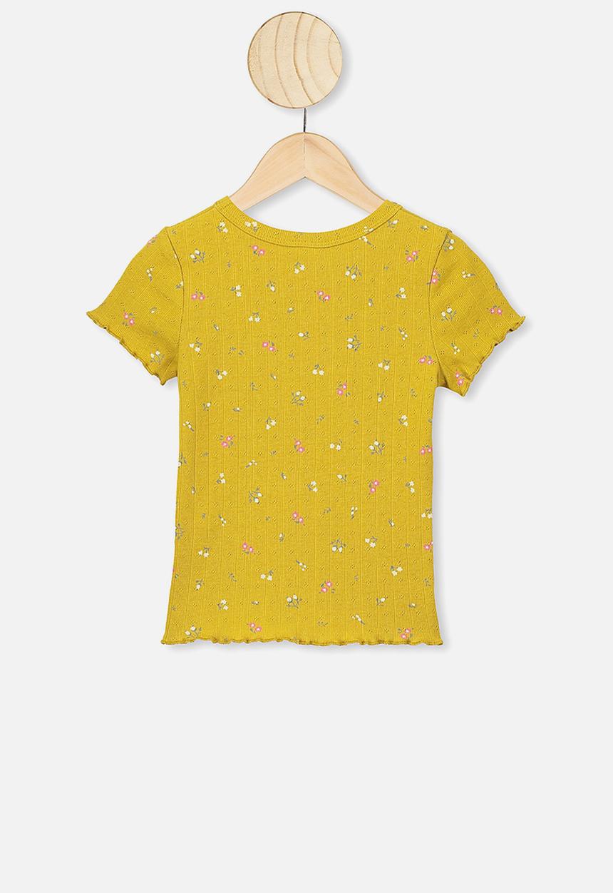 Cotton On - Billie tee - mustard
