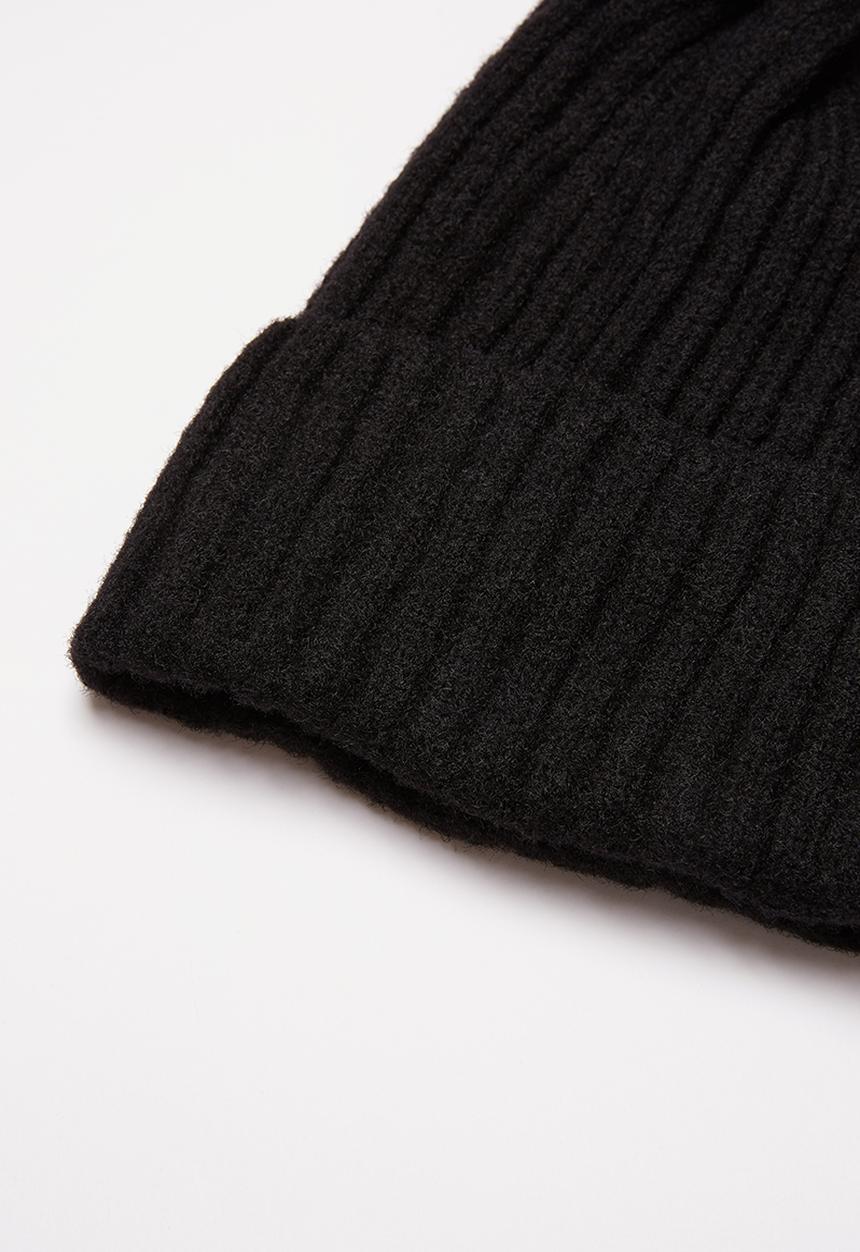 Superbalist - Ribbed beanie - black