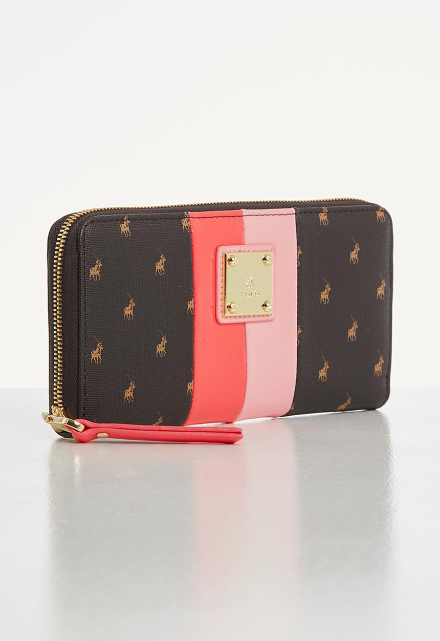 POLO - Brighton zip around purse - brown