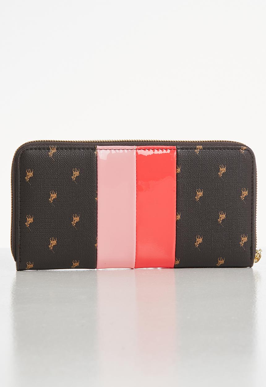 POLO - Brighton zip around purse - brown