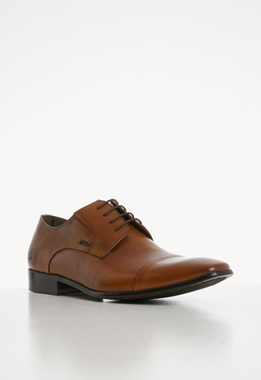 POLO - Gibson leather toe cap formal shoe - brown