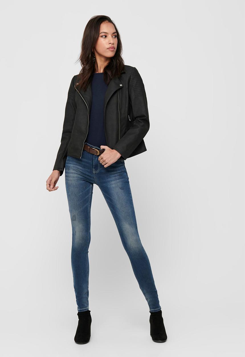 ONLY - Melanie biker jacket - black