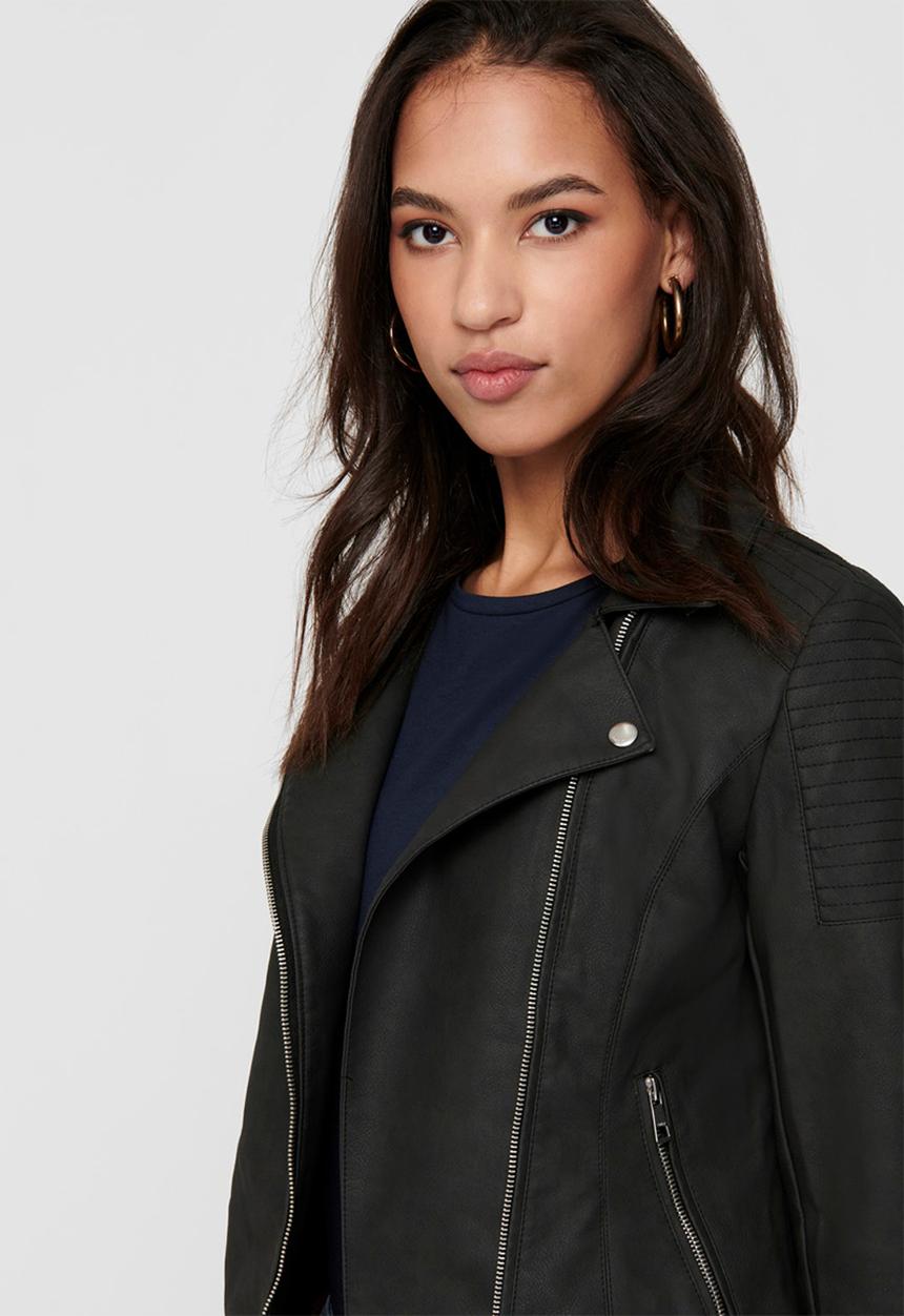 ONLY - Melanie biker jacket - black