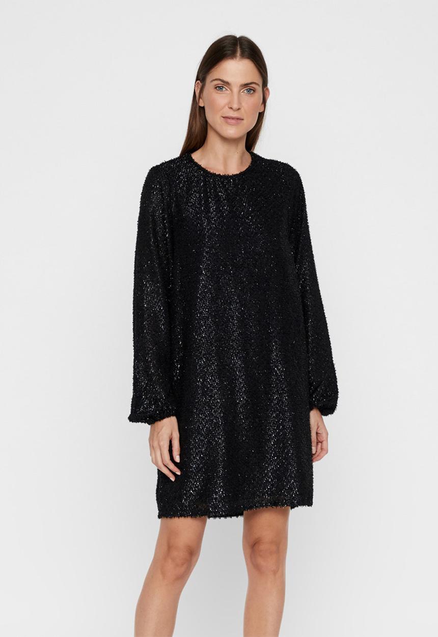 Vero Moda - Isolda short dress - black