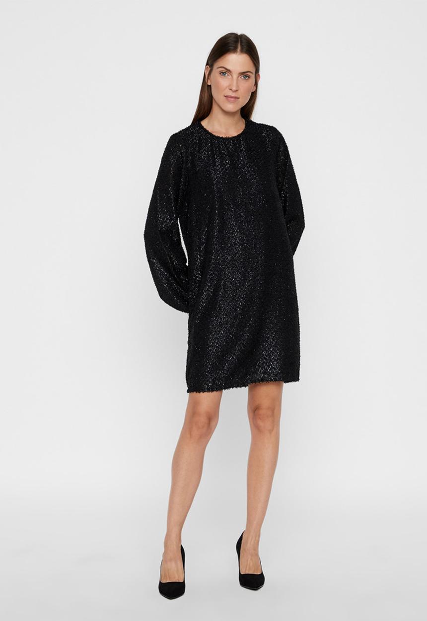 Vero Moda - Isolda short dress - black