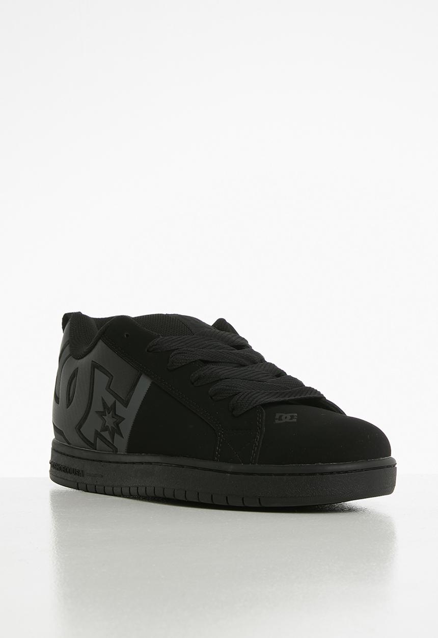 DC - Court graffik sq sneaker - black & grey