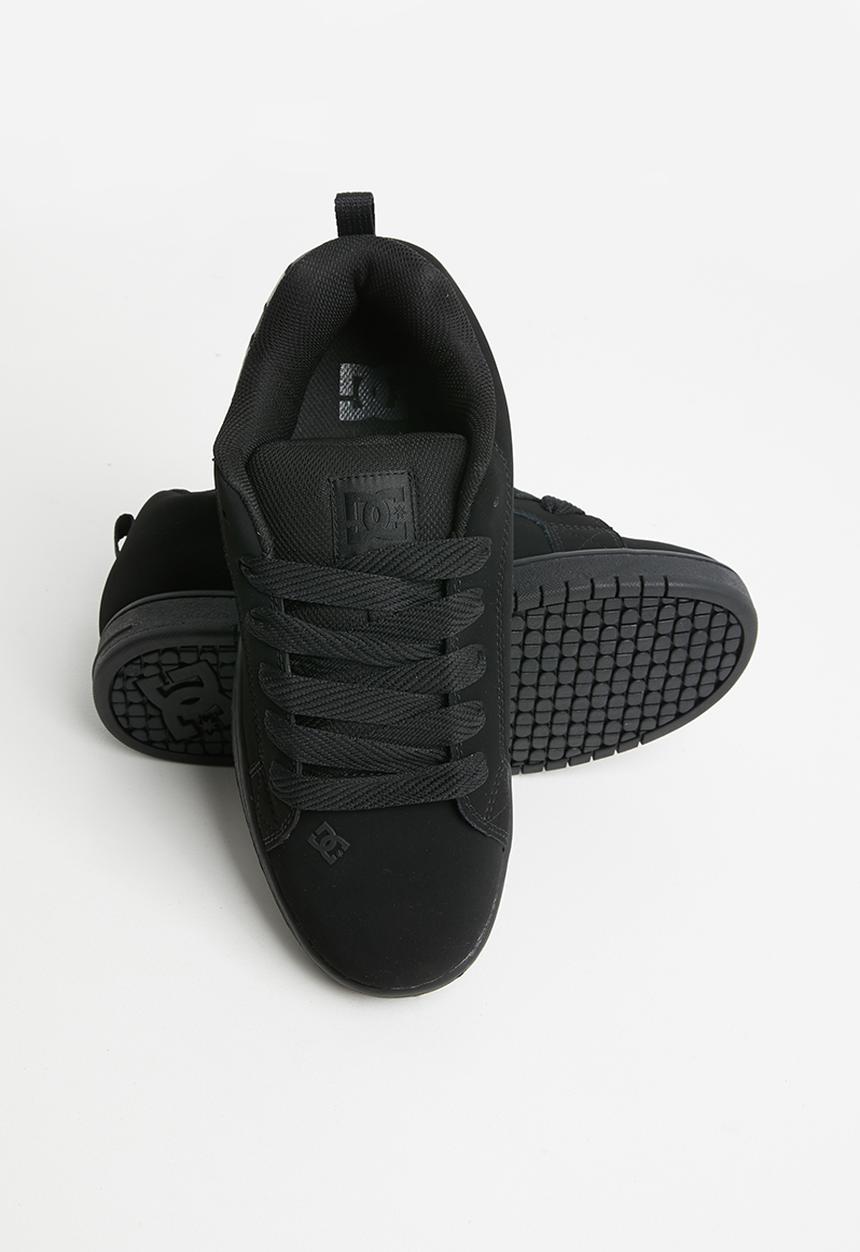 DC - Court graffik sq sneaker - black & grey