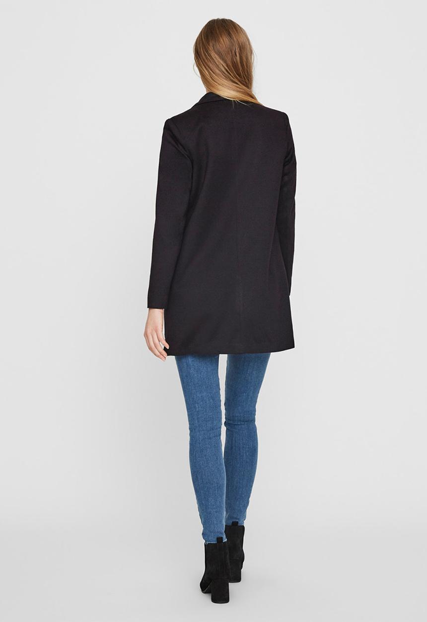 Vero Moda - Aney long sleeve long blazer - black