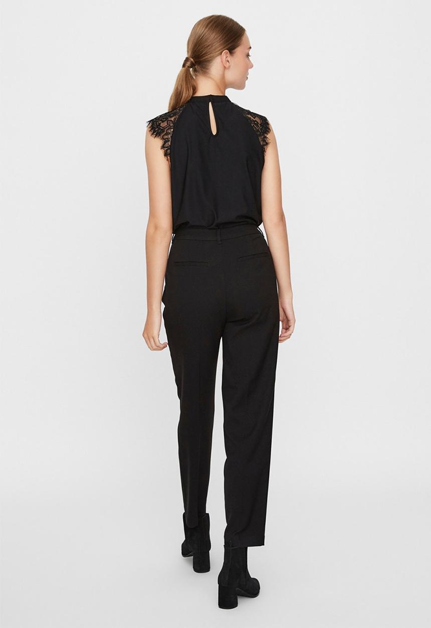 Vero Moda - Milla lace blouse - black