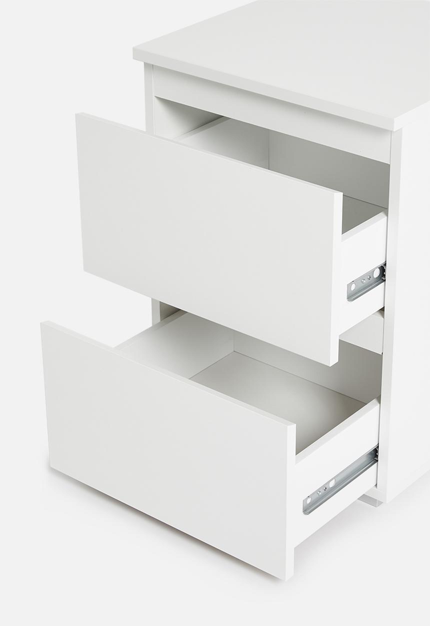HMS Home - Image 61 bedside table - white 