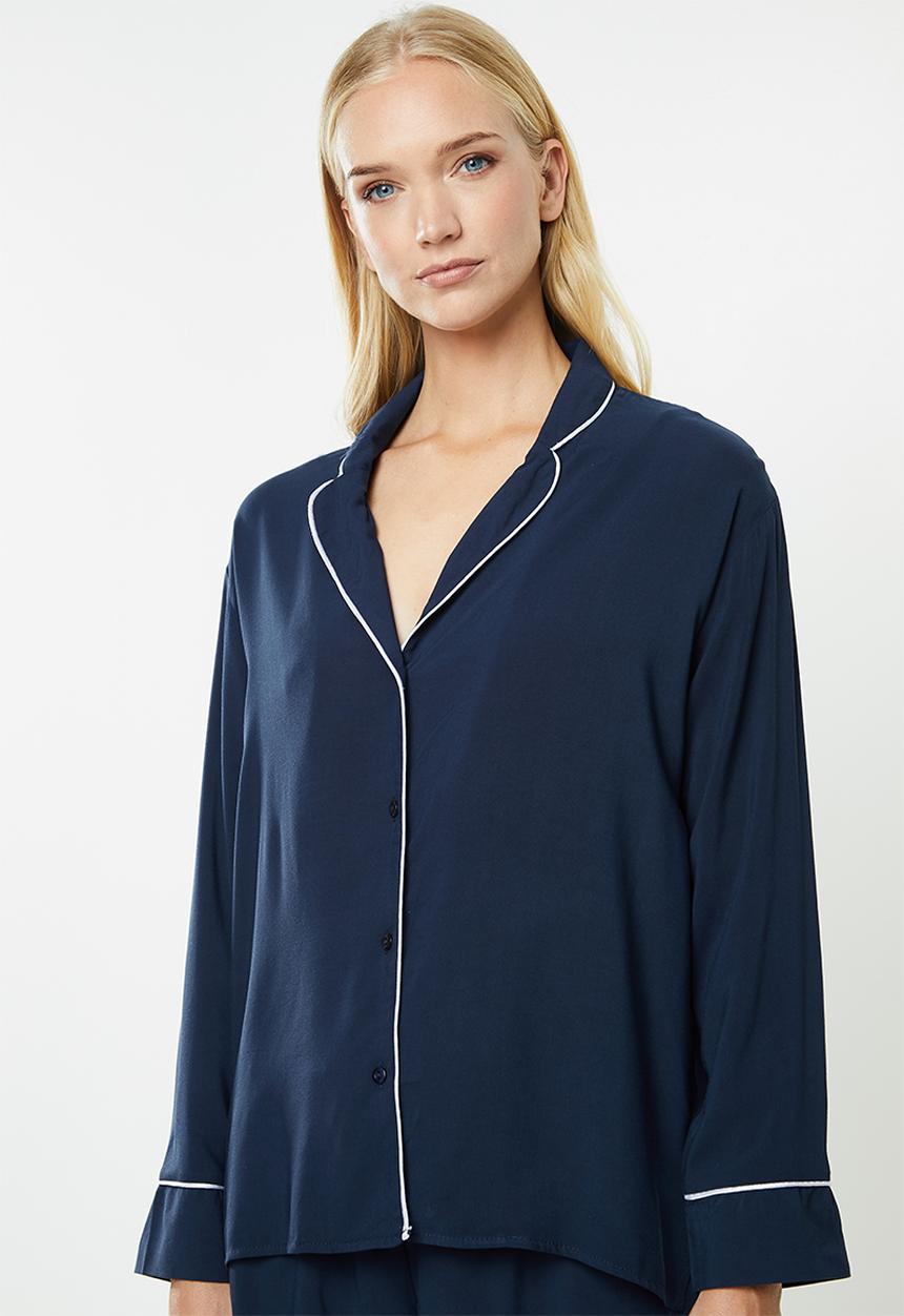 Superbalist - Sleep shirt  & shorts set - navy