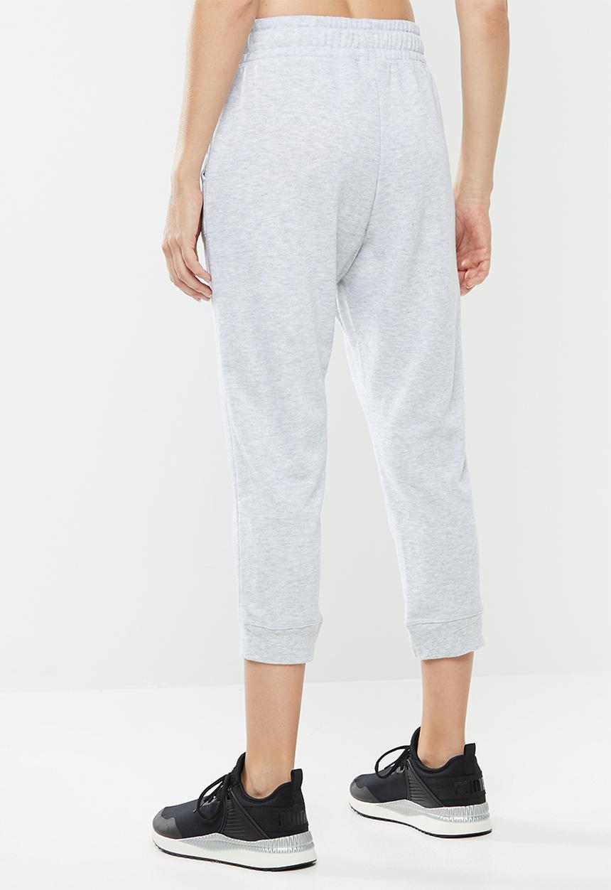 Cotton On - Cropped gym track pants - cloud grey marle
