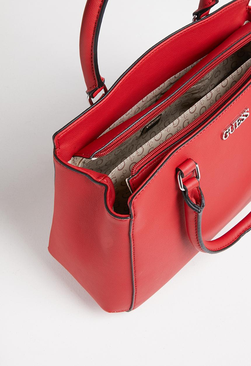 GUESS - Declan large satchel - rouge