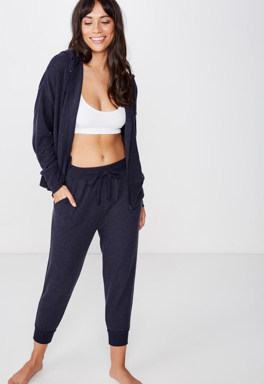Cotton On - Supersoft zip through - navy
