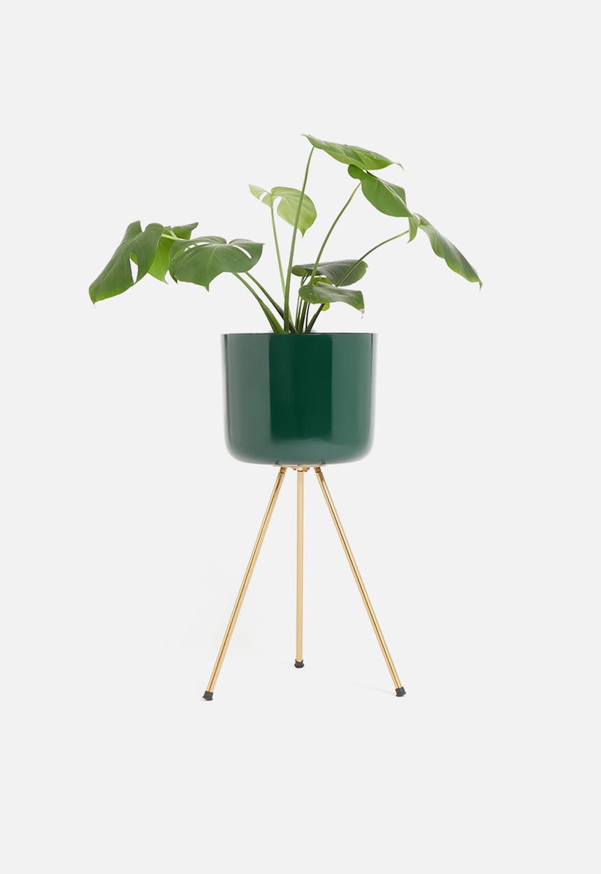 H&S - Flower pot stand large - green