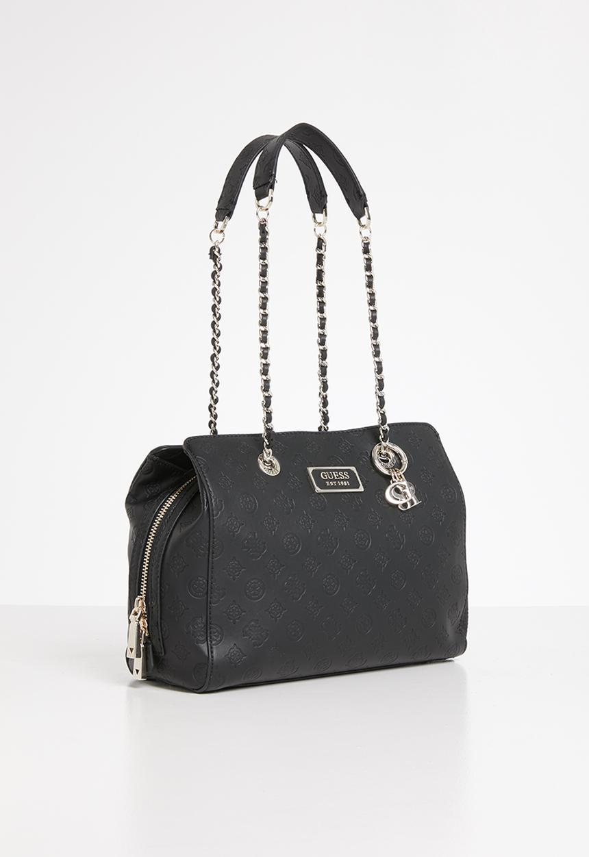 GUESS - Logo love girlfriend satchel - black