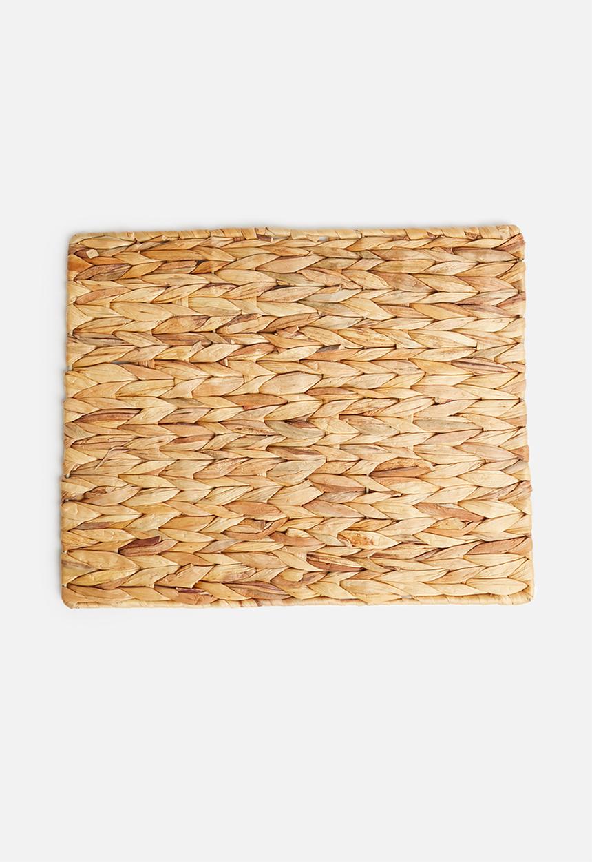 Excellent Houseware - Water hyacinth placemat set of 2 - natural