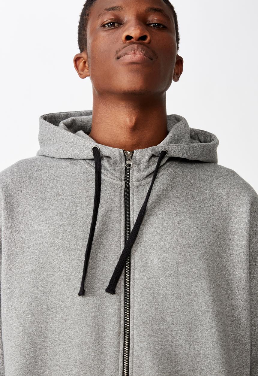 Cotton On - Studio zip thru - grey 