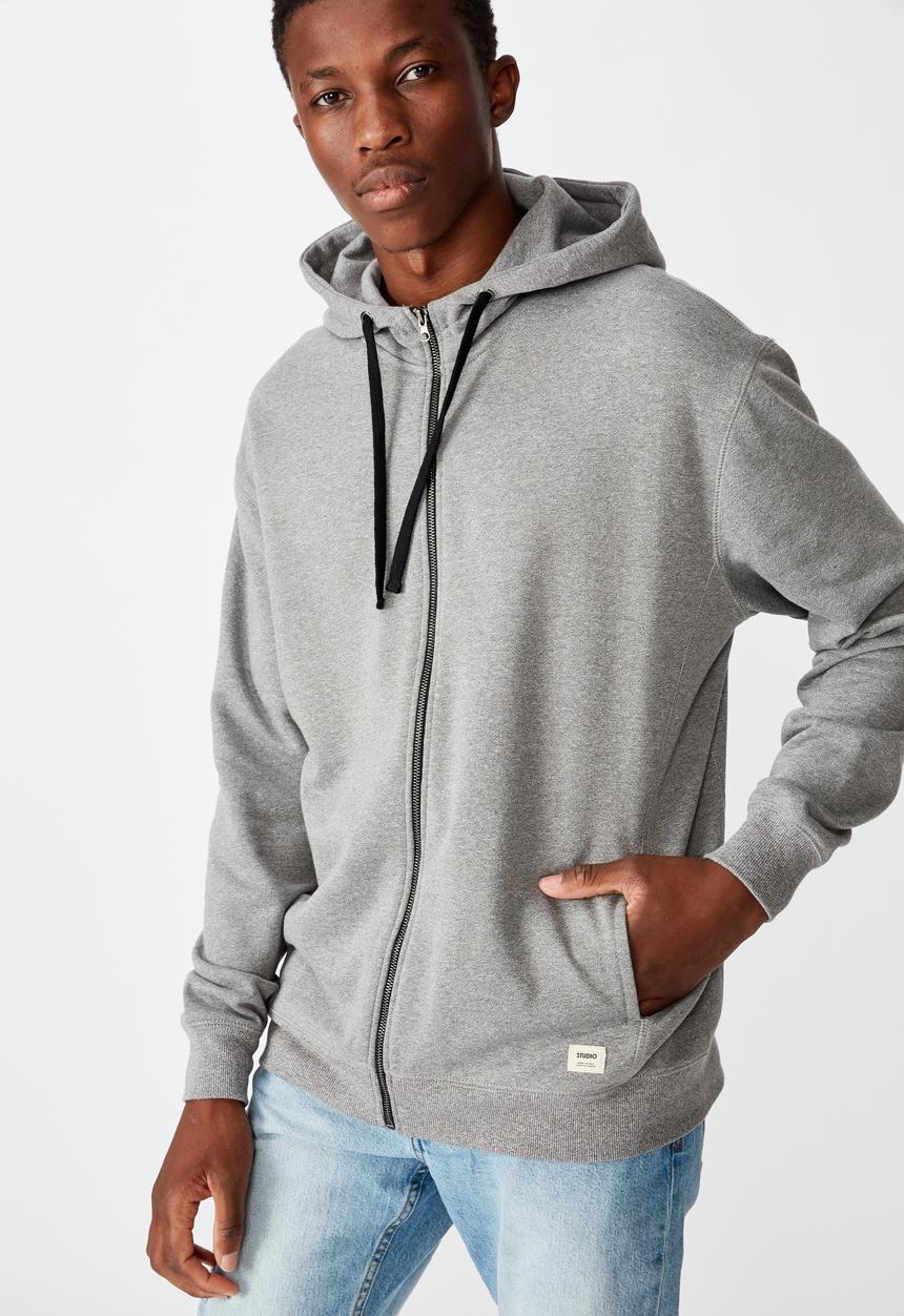 Cotton On - Studio zip thru - grey 