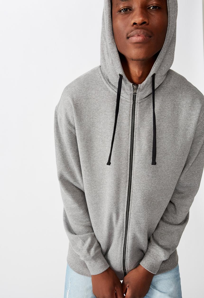 Cotton On - Studio zip thru - grey 