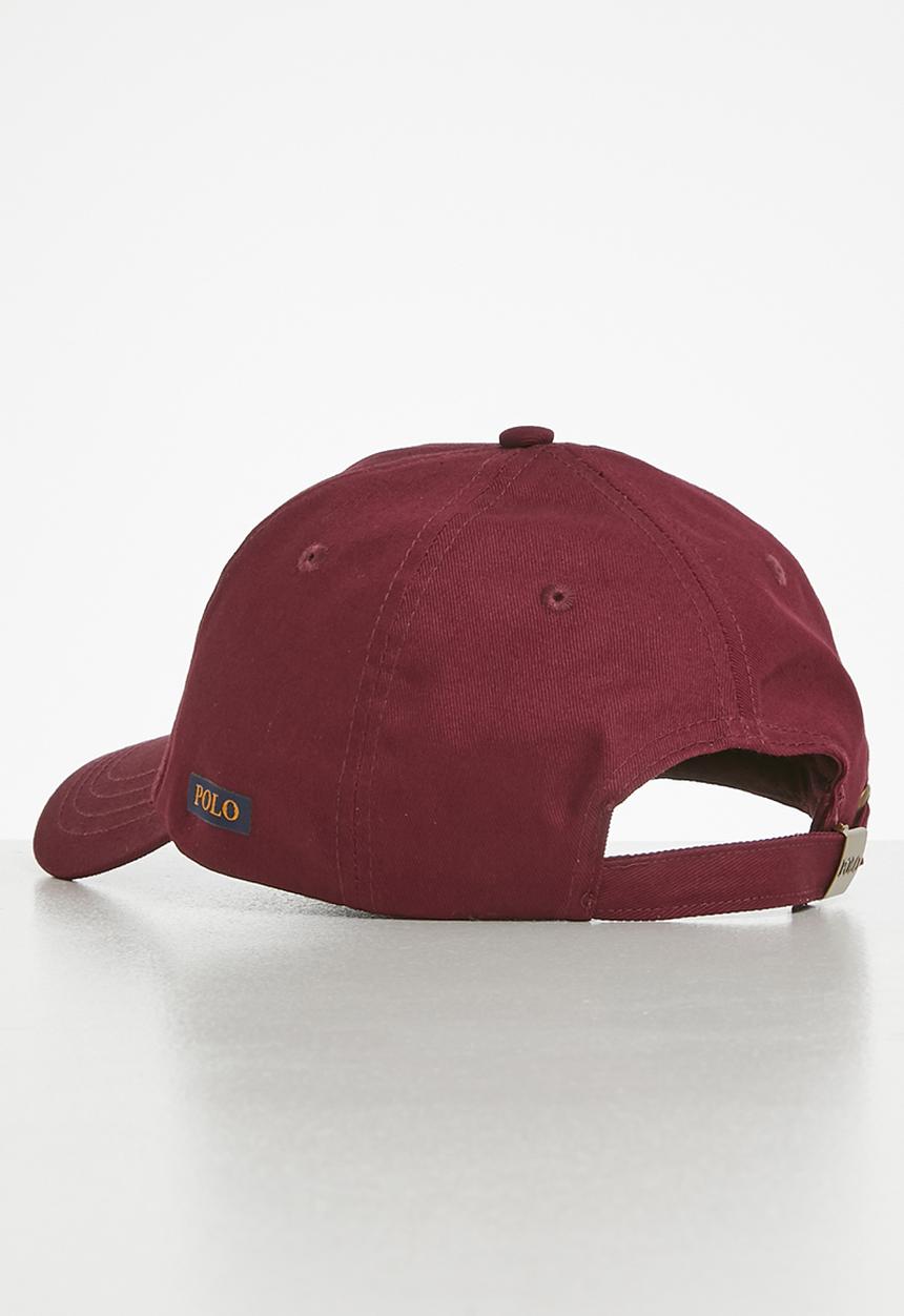 POLO - Mens Parker classic peak - burgundy