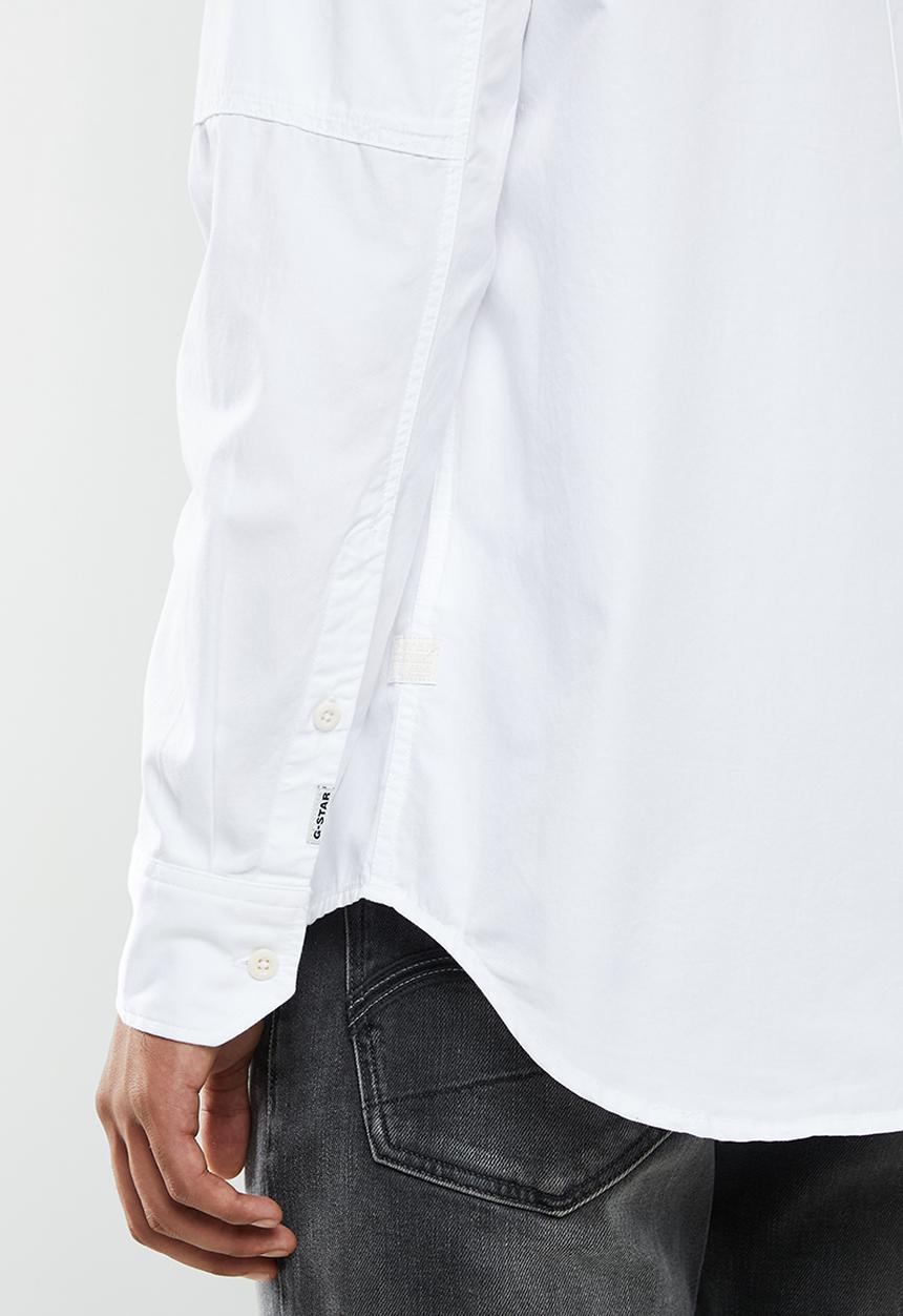 G-STAR - Stalt one pocket shirt - white