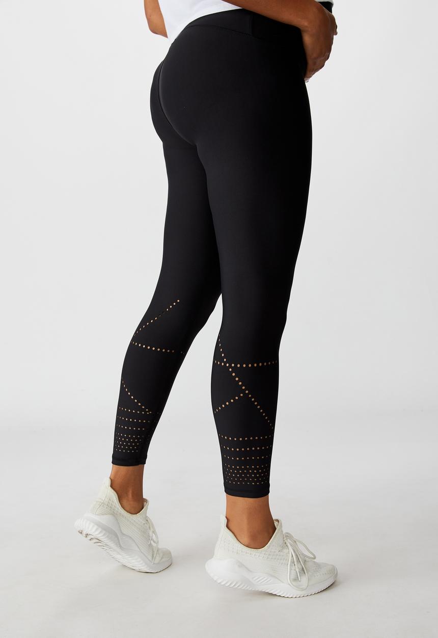 Cotton On - Maternity ultimate studio 7/8 tight - black