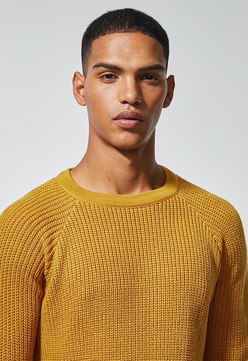 Superbalist - Textured raglan knit - yellow 