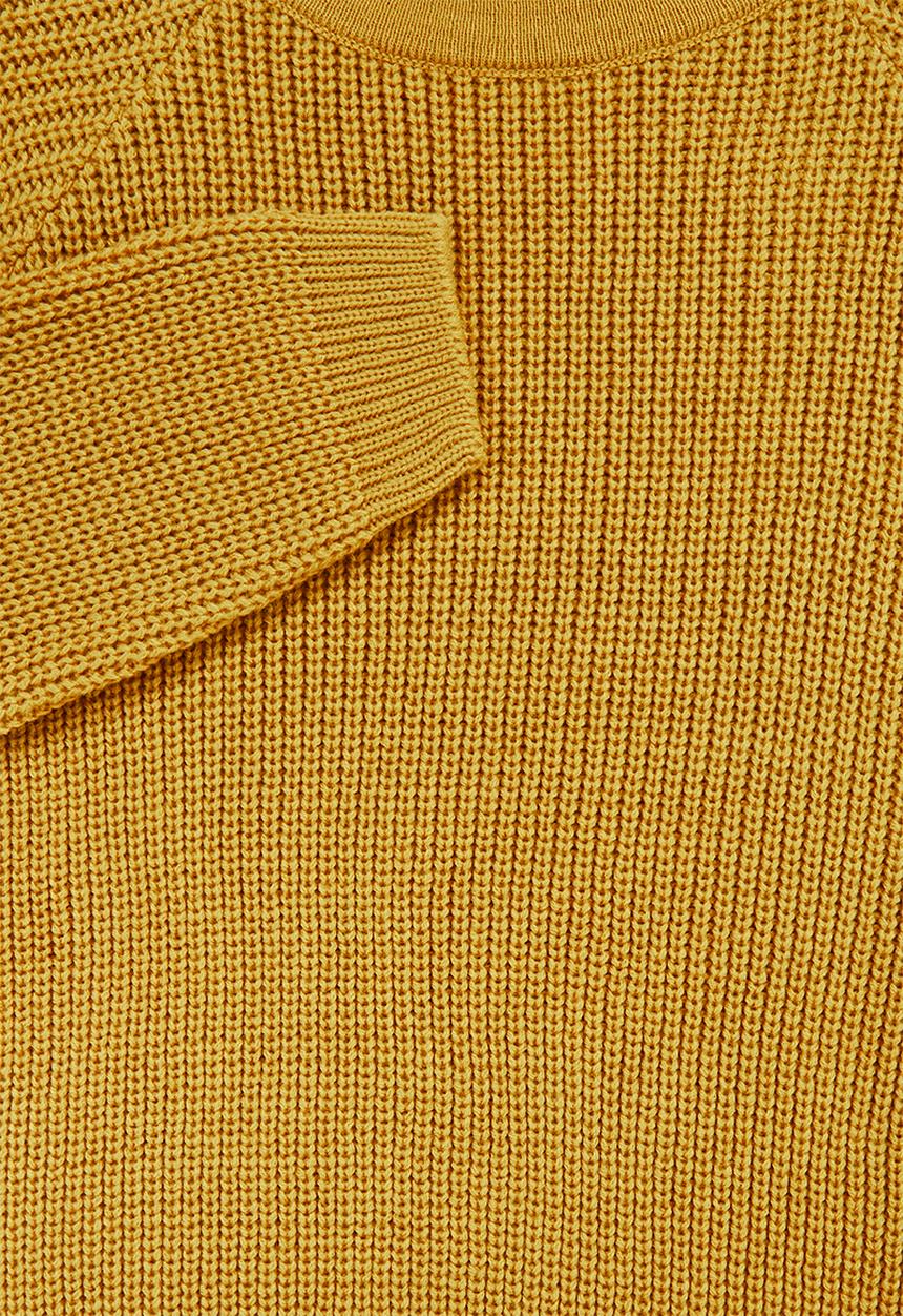 Superbalist - Textured raglan knit - yellow 