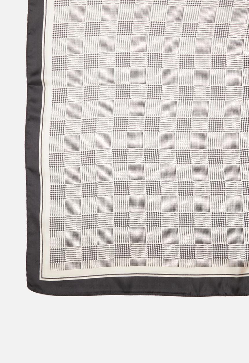 Superbalist - Houndstooth neckerchief - black & white
