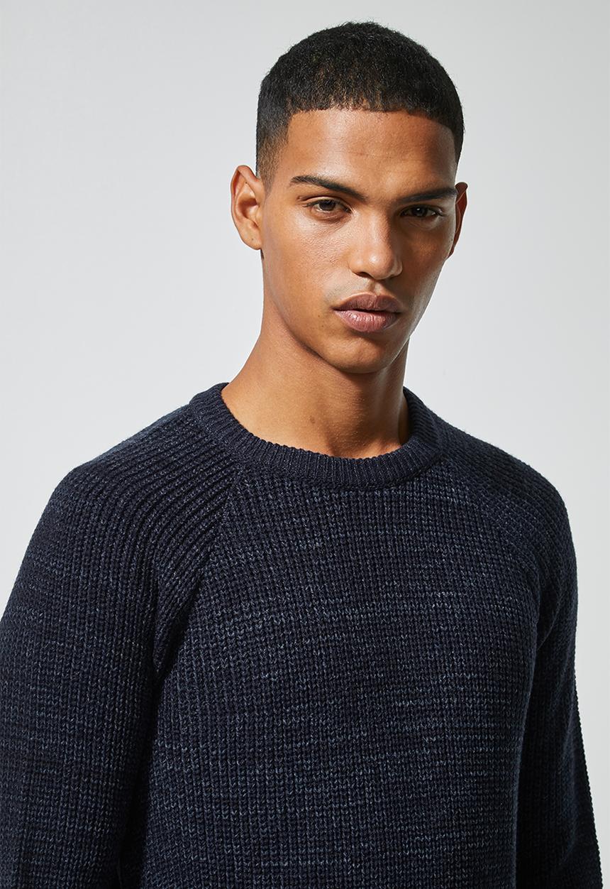 Superbalist - Textured raglan knit - navy
