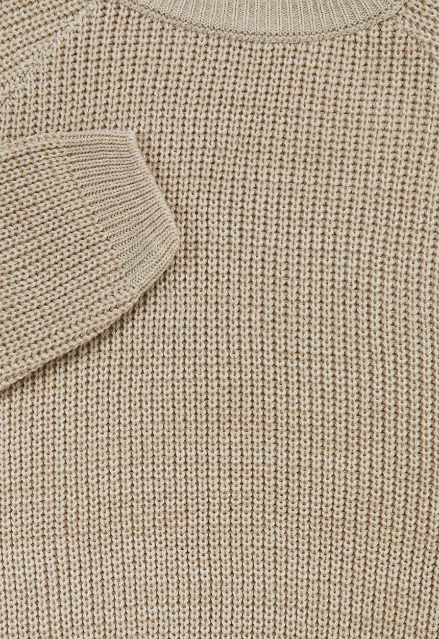 Superbalist - Textured raglan knit - beige