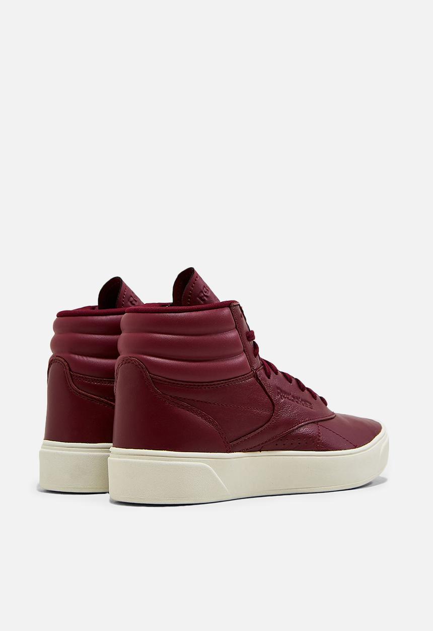 Reebok Classic - Freestyle hi nova - rustic wine/chalk