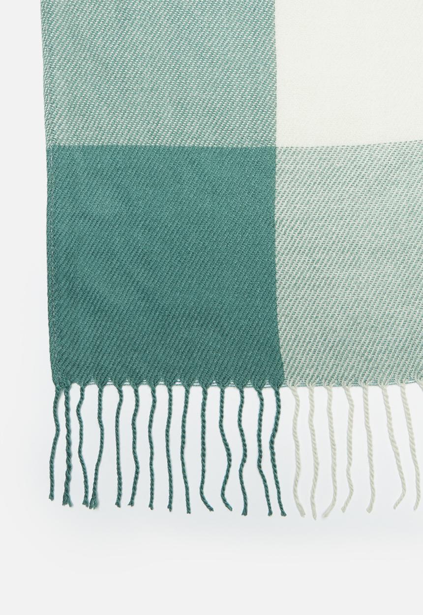 edit - Blanket colour block scarf-multi