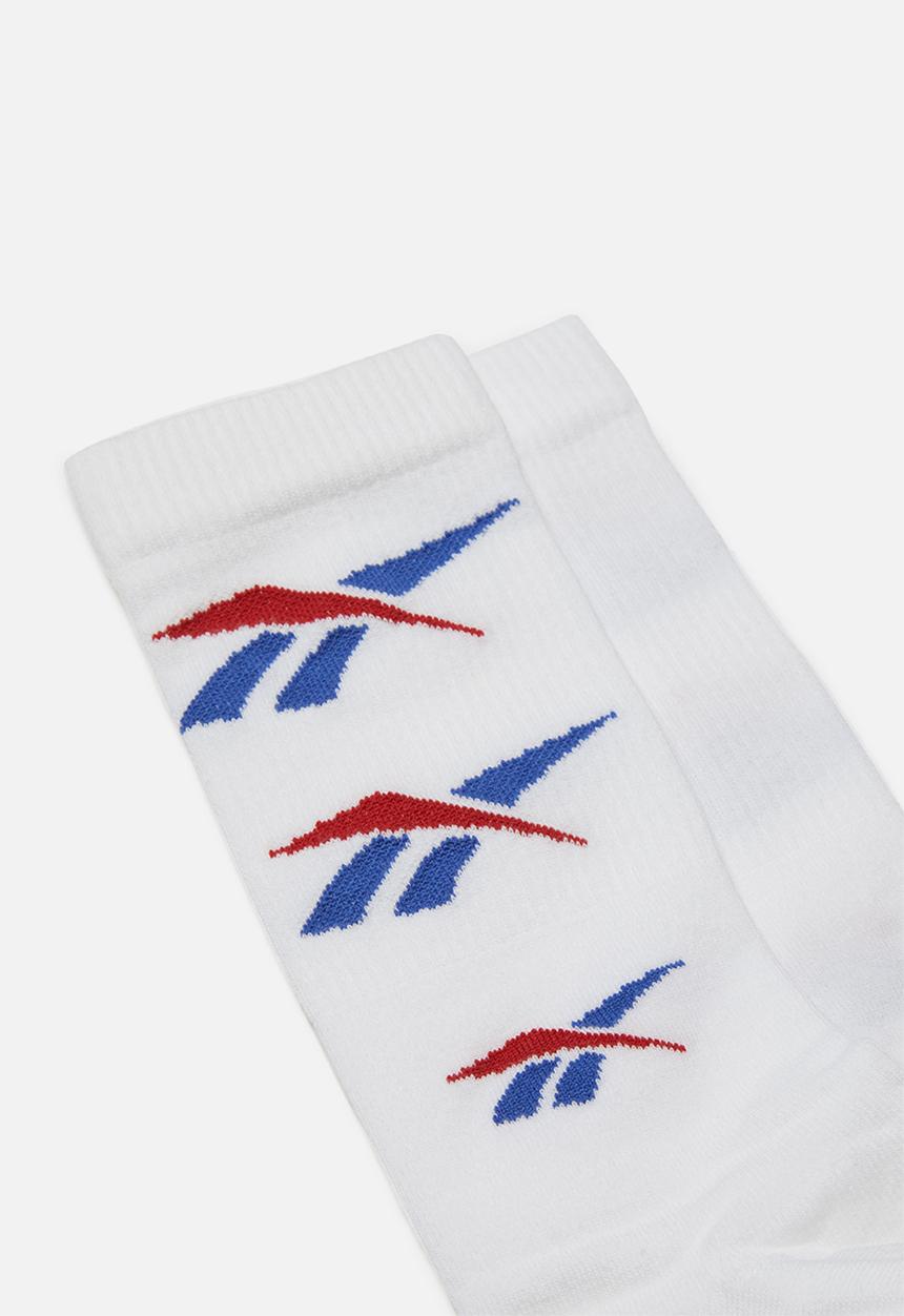 Reebok - Cl repeat vector socks - white